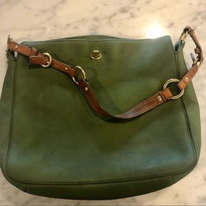 Coach Chelsea Nubuck Turnlock Satchel
